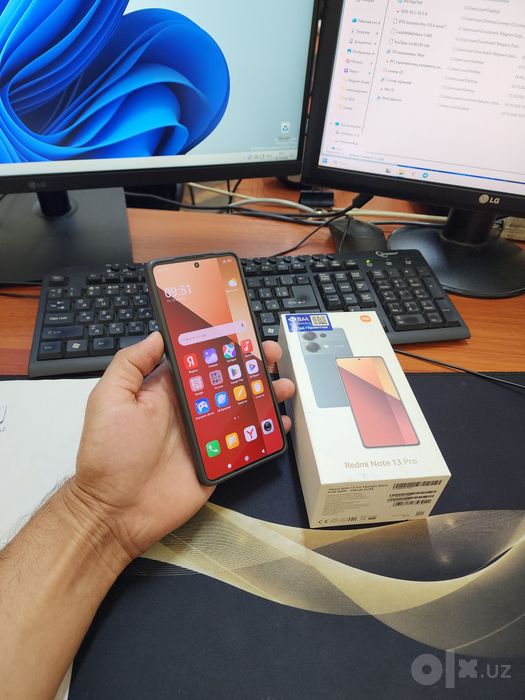 Redmi note 13pro 12/256gb ideal ochilmagan usta kurmagan aybi yuq toza