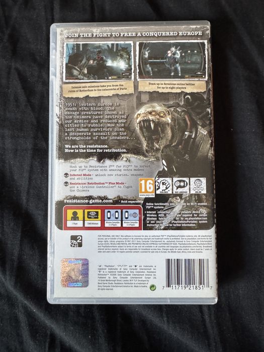 Vand joc PSP Resistance Retribution