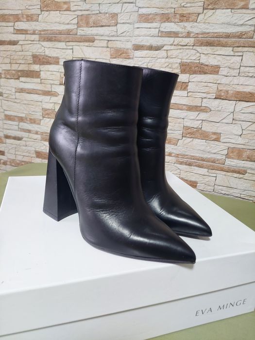 Botine piele naturala Eva Minge
