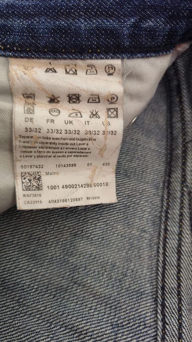 Мъжки дънки Boss размер 32