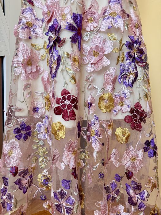 Fleur Halo миди рокля