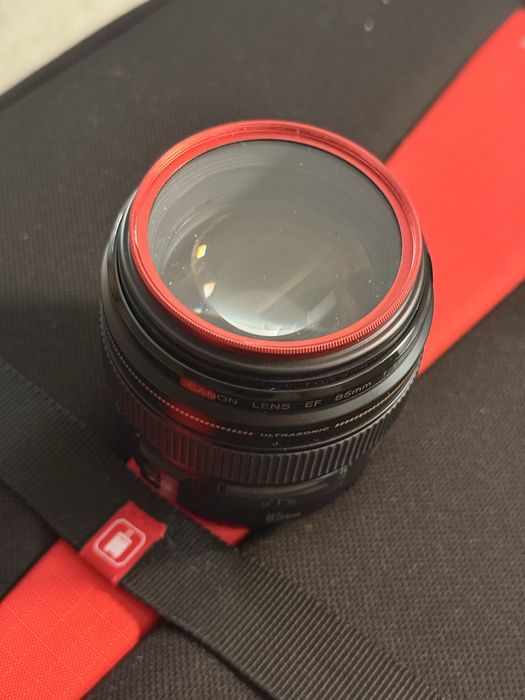 Obiectiv Canon 85mm EF f1.8  Ultrasonic + filtru uv