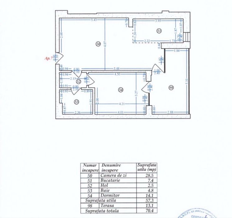 Apartament 2 camere Atlas Residence Aviatiei