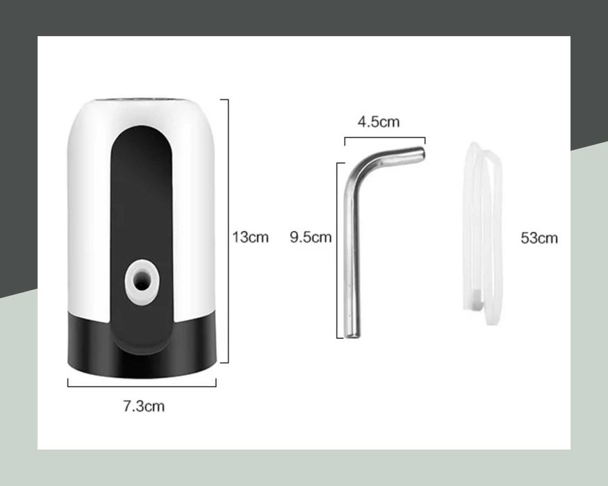 ПРОМО!!  Диспенсър за вода Gonice, USB презареждаем, бял