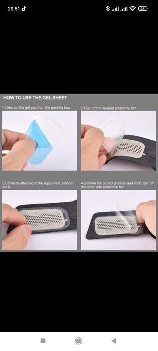 Ems   gel Pad 16 broq