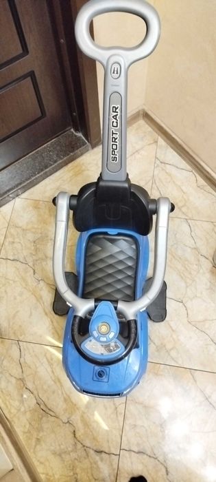 Ride-on с дръжка Off Road син