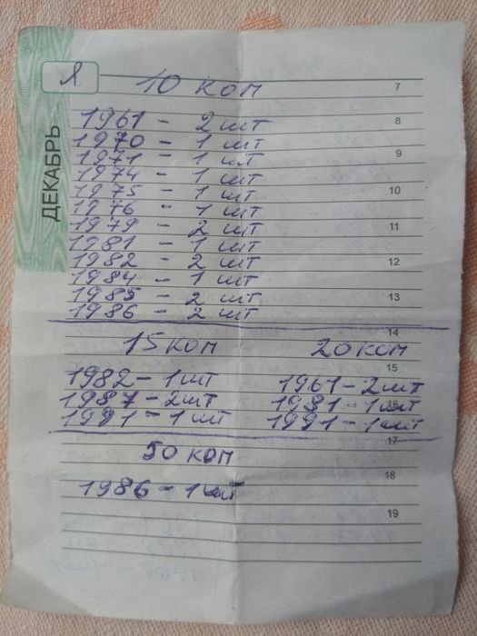 Продаются монеты СССР