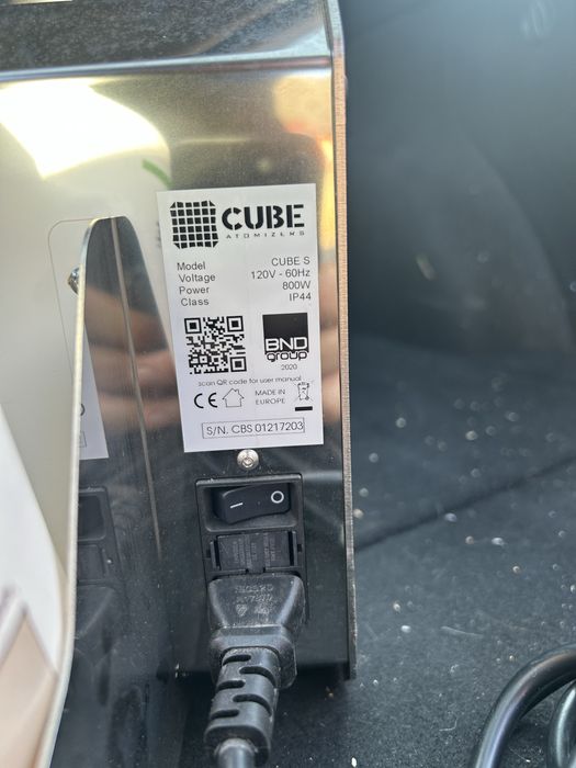 2 nebulizatoare CUBE S – 800W