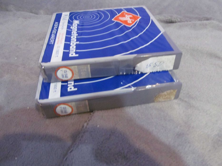 AGFA PE 66 banda de magnetofon  , sigilata , 2 buc.