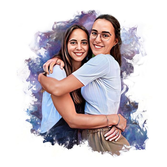 Дигитален портрет за 8ми март! Прекрасен подарък за любимата жена!