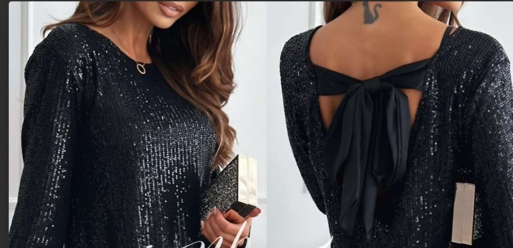 Страхотна рокля с пайети