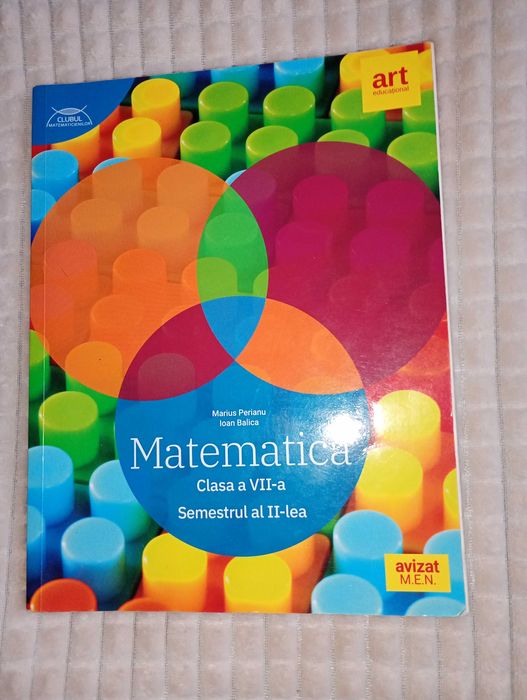 Culegere Matematică clasa 7 – Semestrul II, nouă, nefolosită