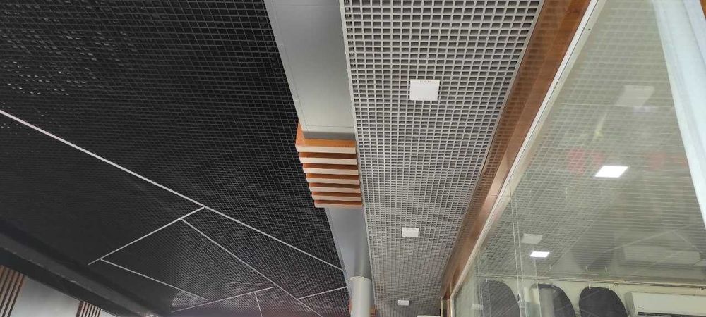 Грильято потолок | Грилято | сеточный потолок | клеточный | Grilyato |