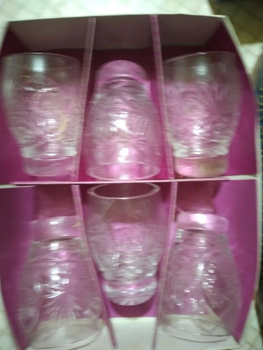 Хрустальные стаканы набор