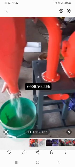 Вакум драбилка шланг оркали суриб тортволади