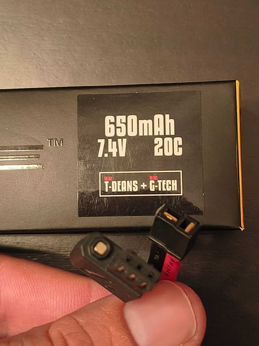 Airsoft батерия 650 mAh 7.4V T-Deans mini G-Tech Specna arms