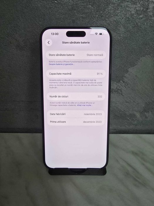 iPhone 15 Pro Max 256GB Black  Bmg Amanet 96330