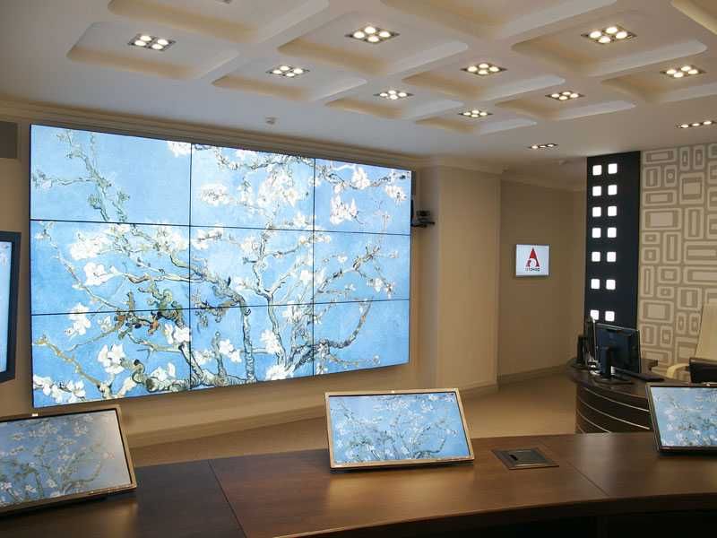 Видеостена дисплей 2X2 3x3 4x4