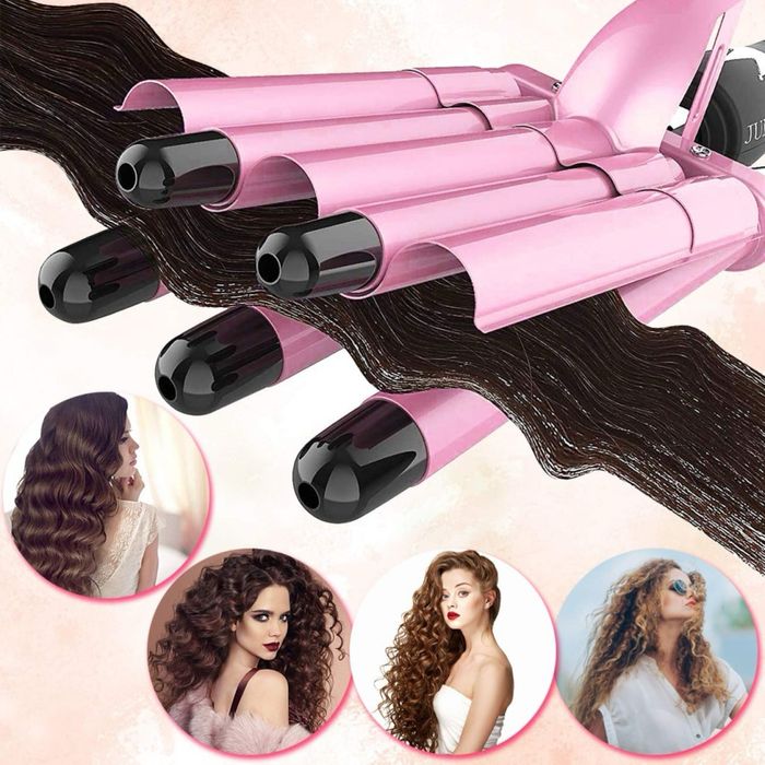 Тройна ретро преса за къдрене на косата.