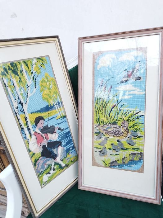 Ръчно изработени,бродирани гоблени, картини