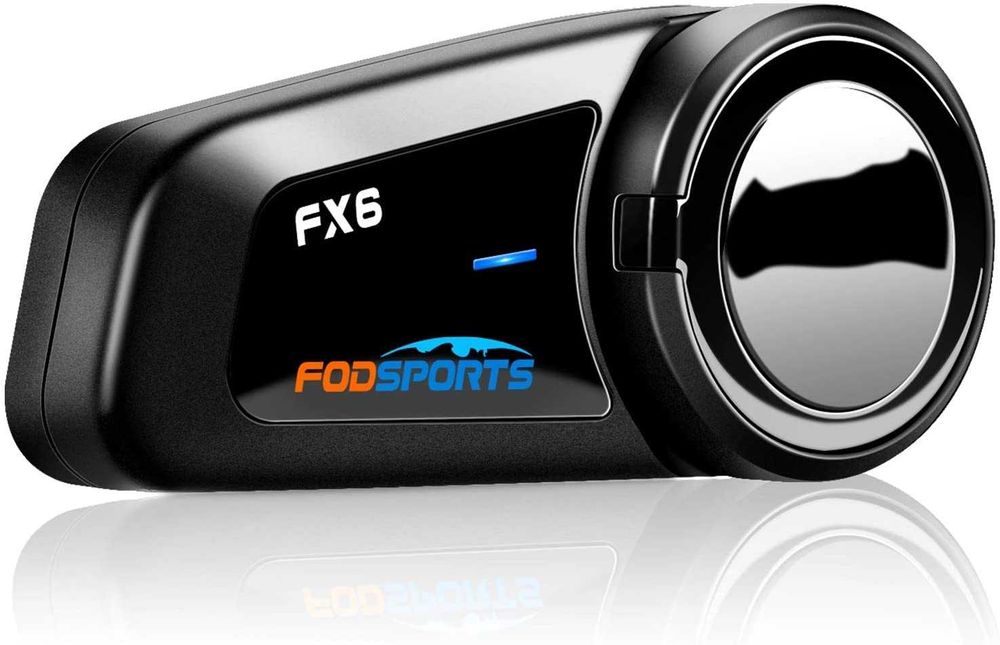 Fodsports FX6 Bluetooth интерком за мотоциклет до 6 човека 1000 м