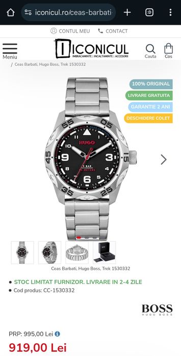 Ceas Original HUGO BOSS