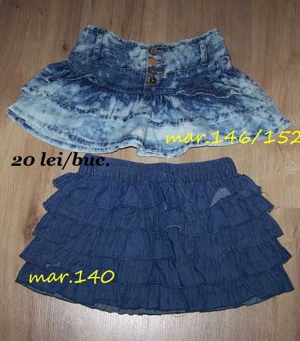 Fuste ,vesta de blana