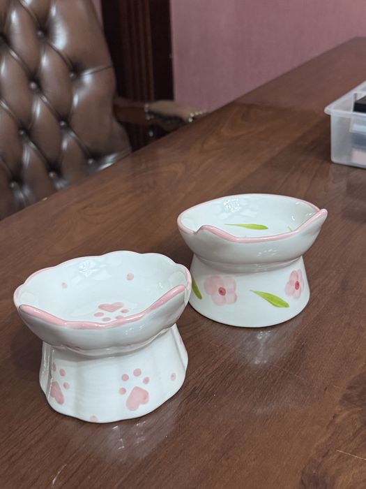 Керамические миски для кошек и собак