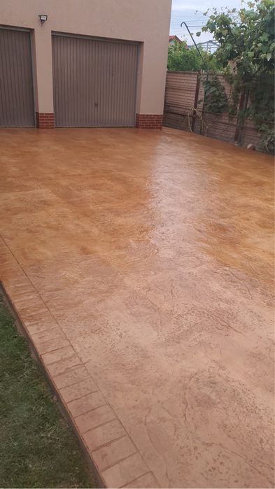 Beton amprentat/elicopterizat