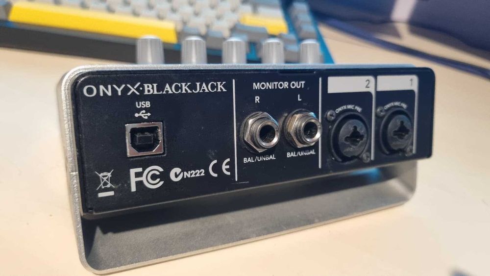 Placa de sunet Onyx Black Jack 2x2 usb recording interface