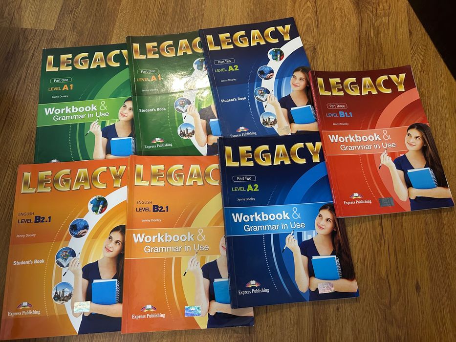 Учебници и учебни тетрадки по английски legacy