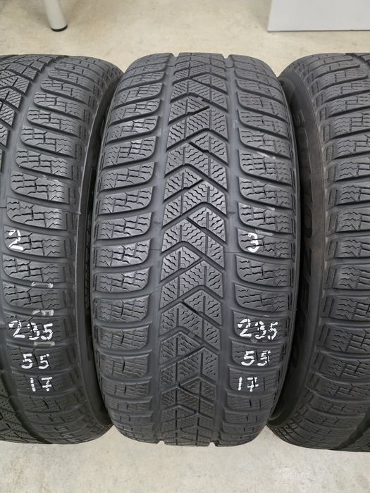 235/55/17 99H 4бр.PIRELLI WINTER Неразличими от НОВИ-RIM PROTECTOR