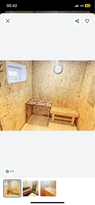 Частная баня 1000 тг