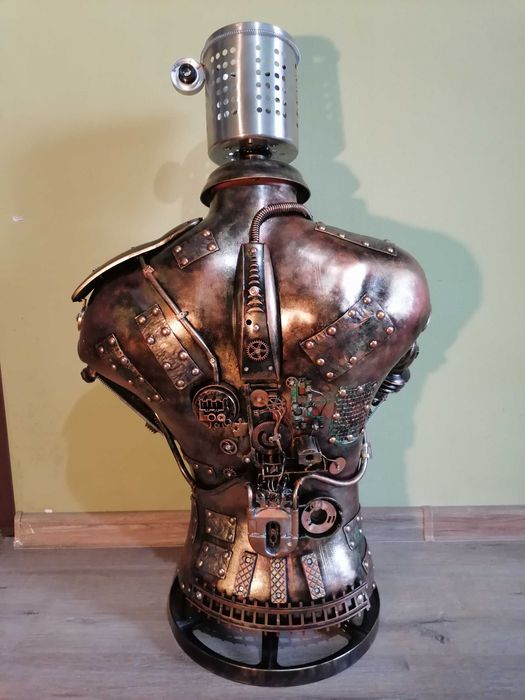 Lampă manechin stil mecanic-industrial,steampunk,vintage