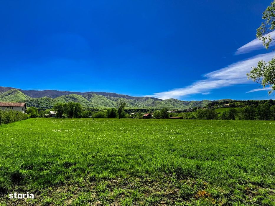 Teren intravilan 1000 mp Tocile, panoramă superbă spre munți