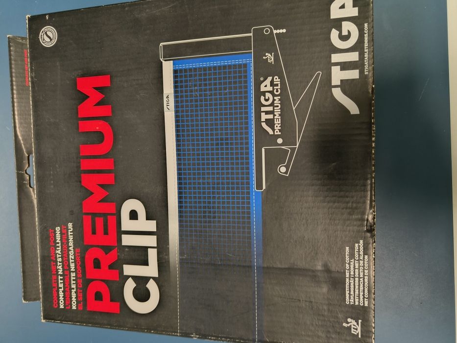 Fileu tenis de masă stiga premium clip, ittf