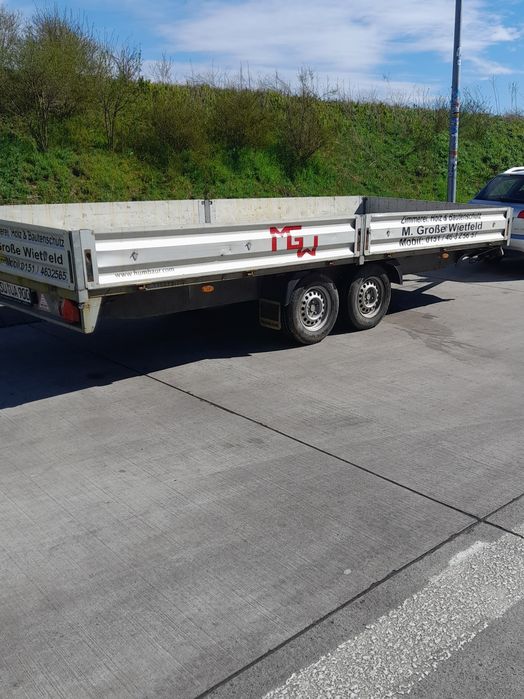 Remorcă Humbaur 2 axe