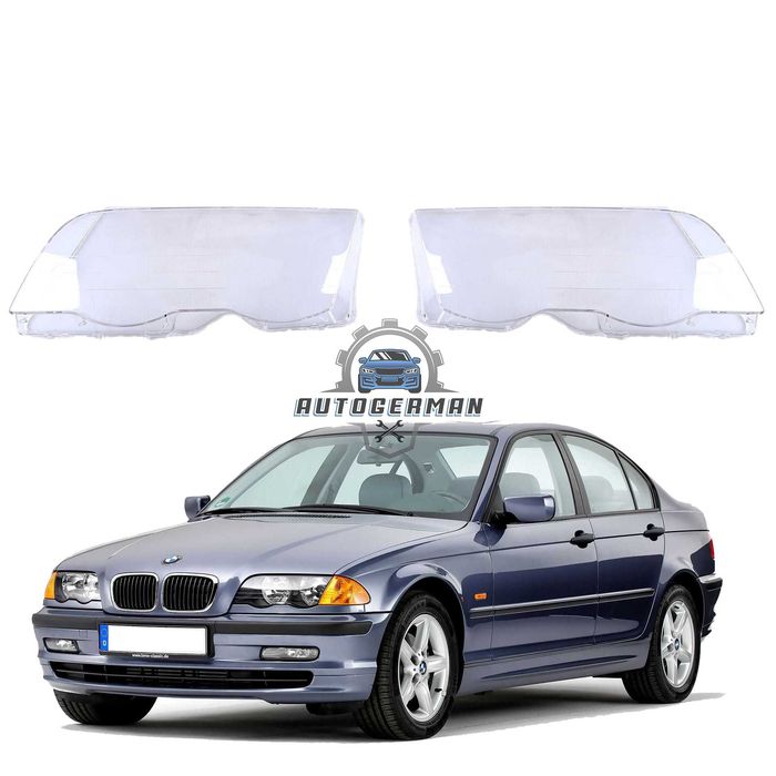 Капаци фарове BMW 3 Series E46 (98-01) стъкло фар крушки БМВ 3 Серия Е46 xenon