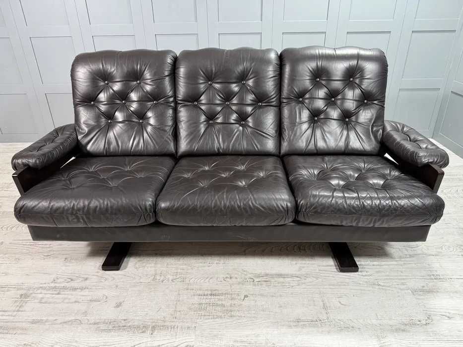 Кожен диван 3-ка Арне Норел Д1106-Д