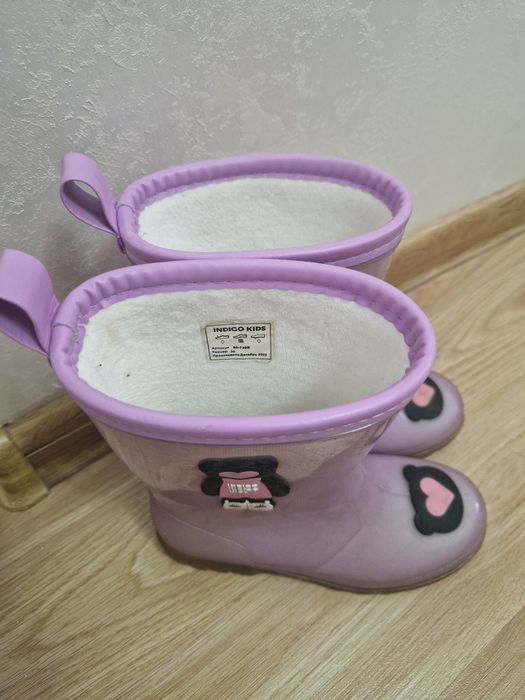 Сапоги резиновые для девочки