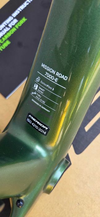 Cadru / Frameset cursiera carbon MERIDA MISSION ROAD 7000-E *M (53)*