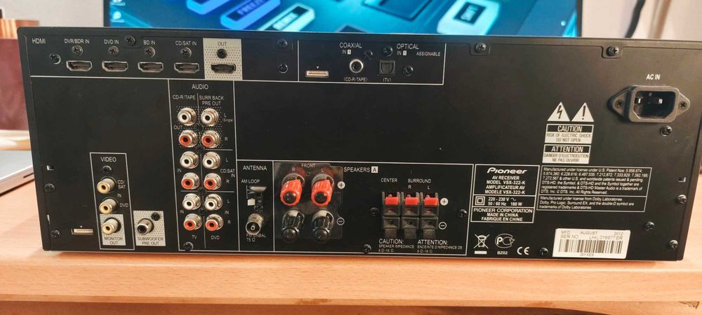 Pioneer VSX-322 resiver
