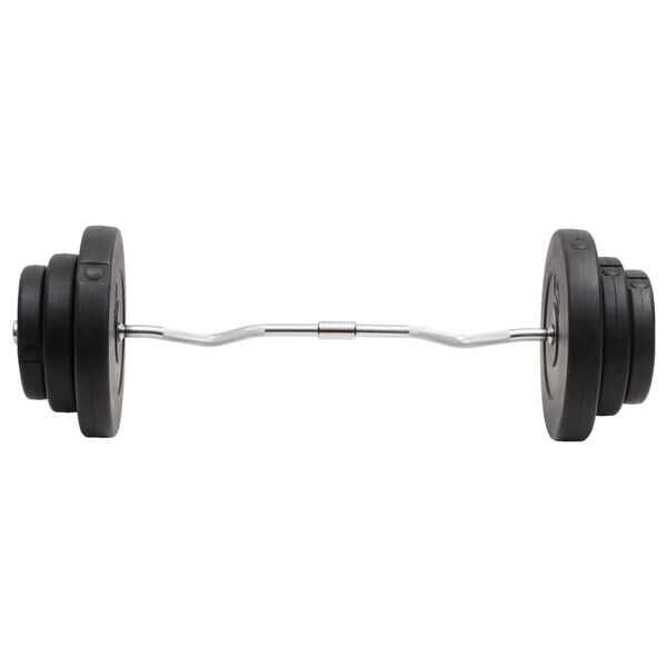 Set halteră cu greutăți 60kg vidaXL