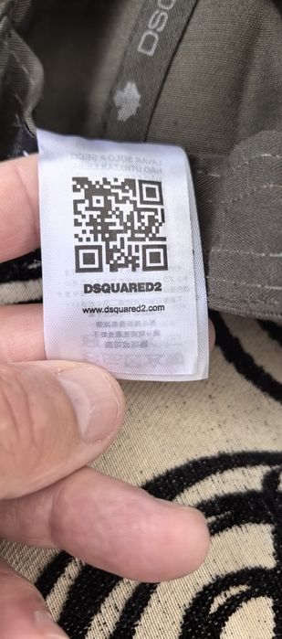 Шапка тъмнозелена dsquared 2 супер качествено 100% памук