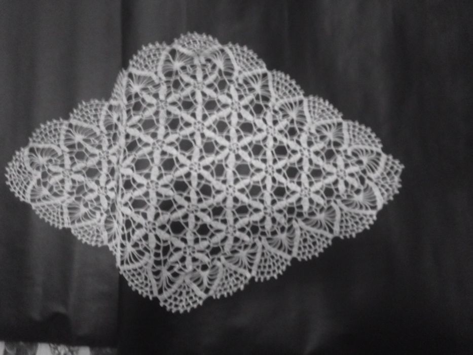 Плетива на една кука покривки карета