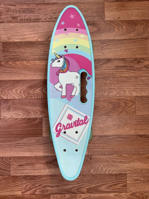 Скейтборд с ручкой.                                                 .