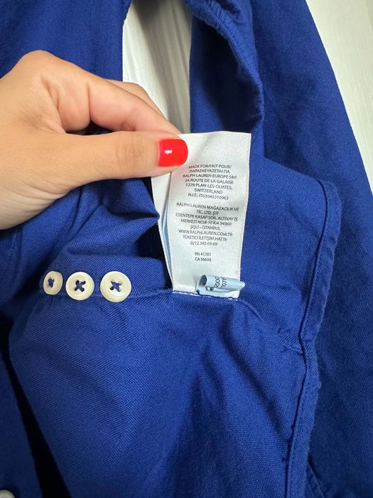 Риза с дълъг ръкав Polo Ralph Lauren S slim fit