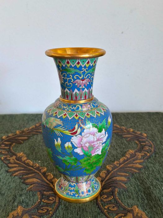 . vaze japoneze Cloisonné din alamă emailată 300 bucata sau 1000 toate 21 cm