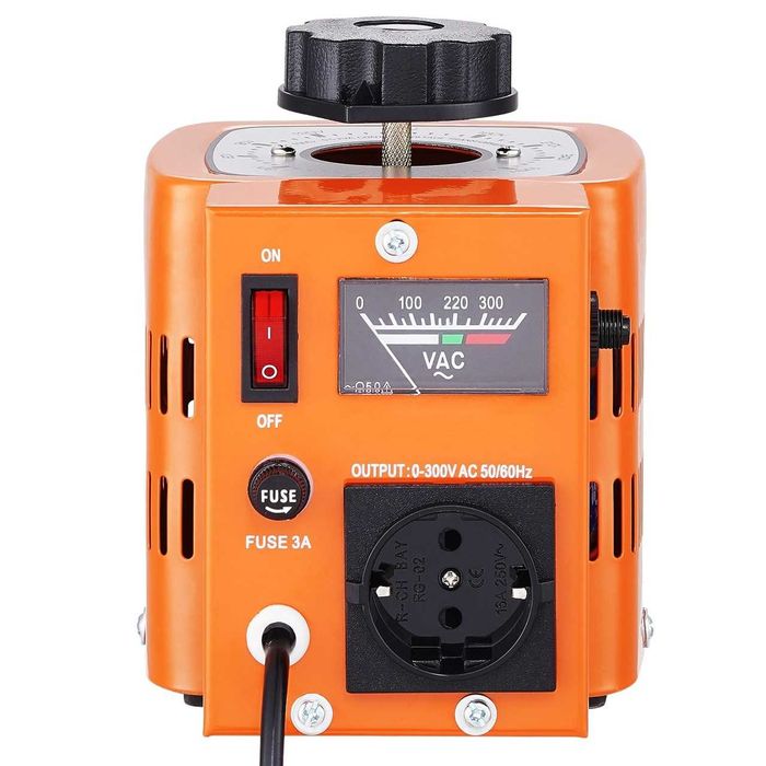 Autotransformator variabil VARIAC variator de tensiune 500W Priza