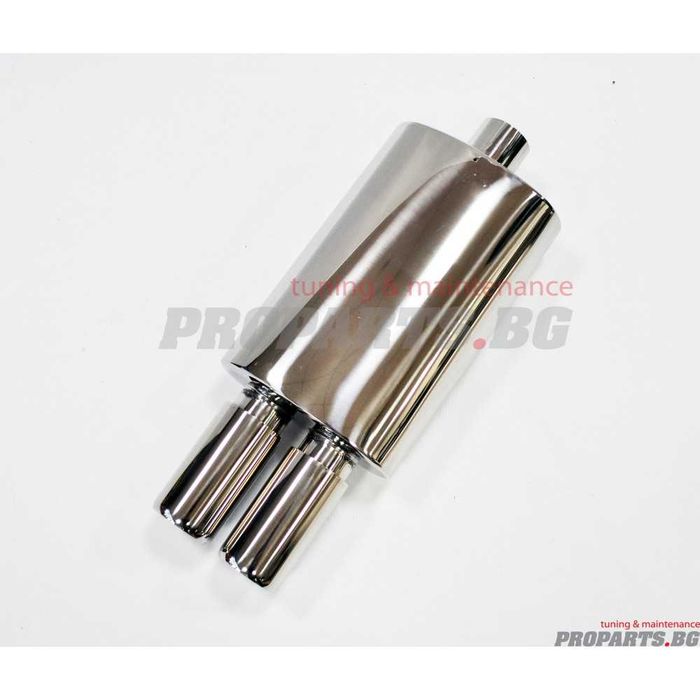 Универсален спортен ауспух с два изхода 63 mm76 mm